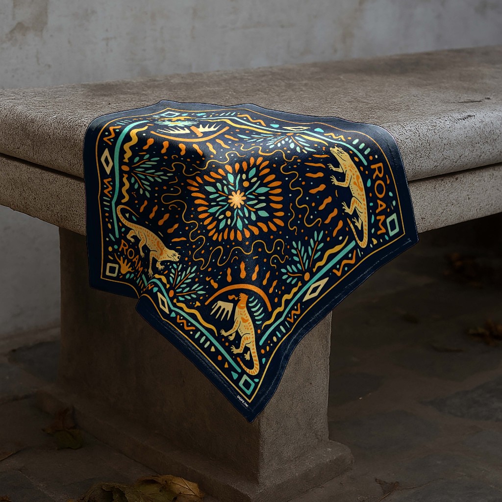 CAPITAL – Bandana Slayer Vintage American Old School Motif – Paisley Scarf Scarf Fashion Accessories ราคา ถูกที่สุด ดีลบีเคเค แกลเลอรีภาพที่ 7