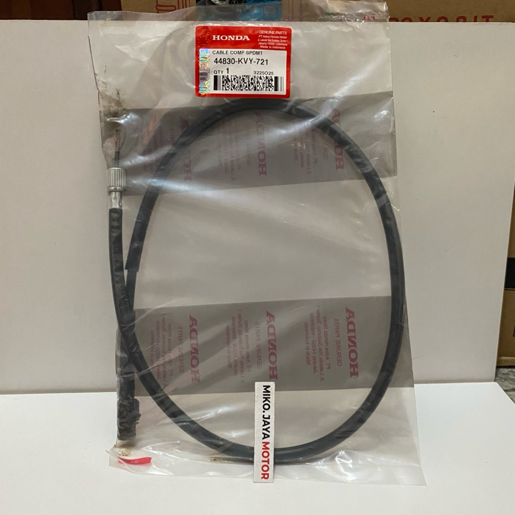 KILOMETER SPEEDOMETER CABLE 44830-KVY-721 BEAT SCOOPY SPACY CARBON ORIGINAL HONDA