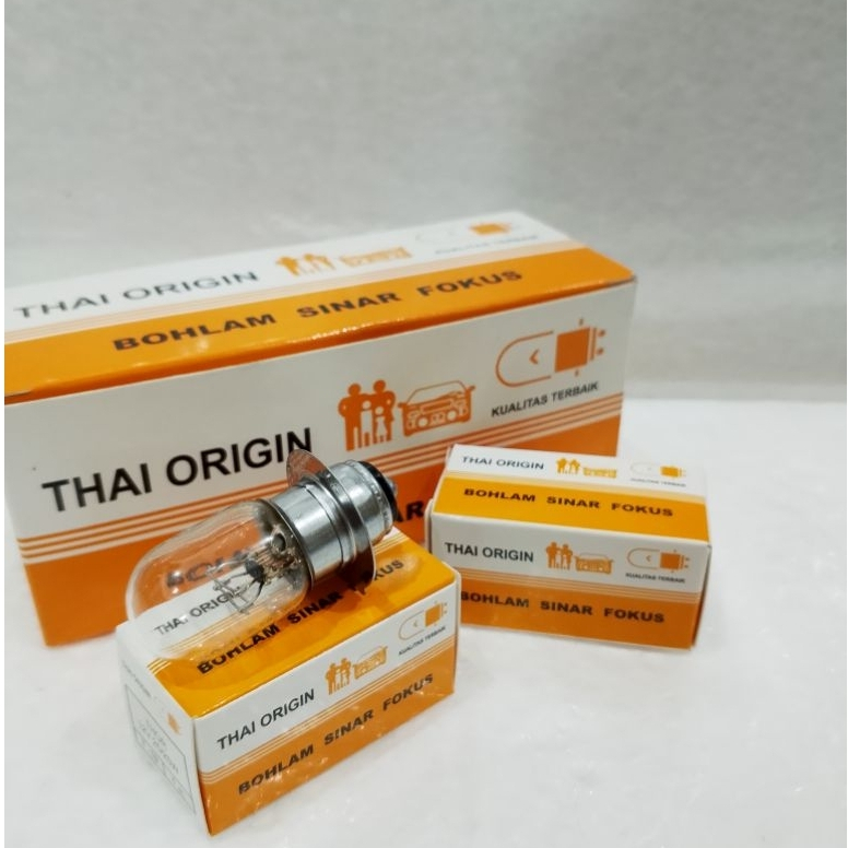 10 ชิ้น THAI ORIGIN DOP HEADLIGHT หลอดไฟสําหรับเป็ดอัตโนมัติ 12V 35W T19