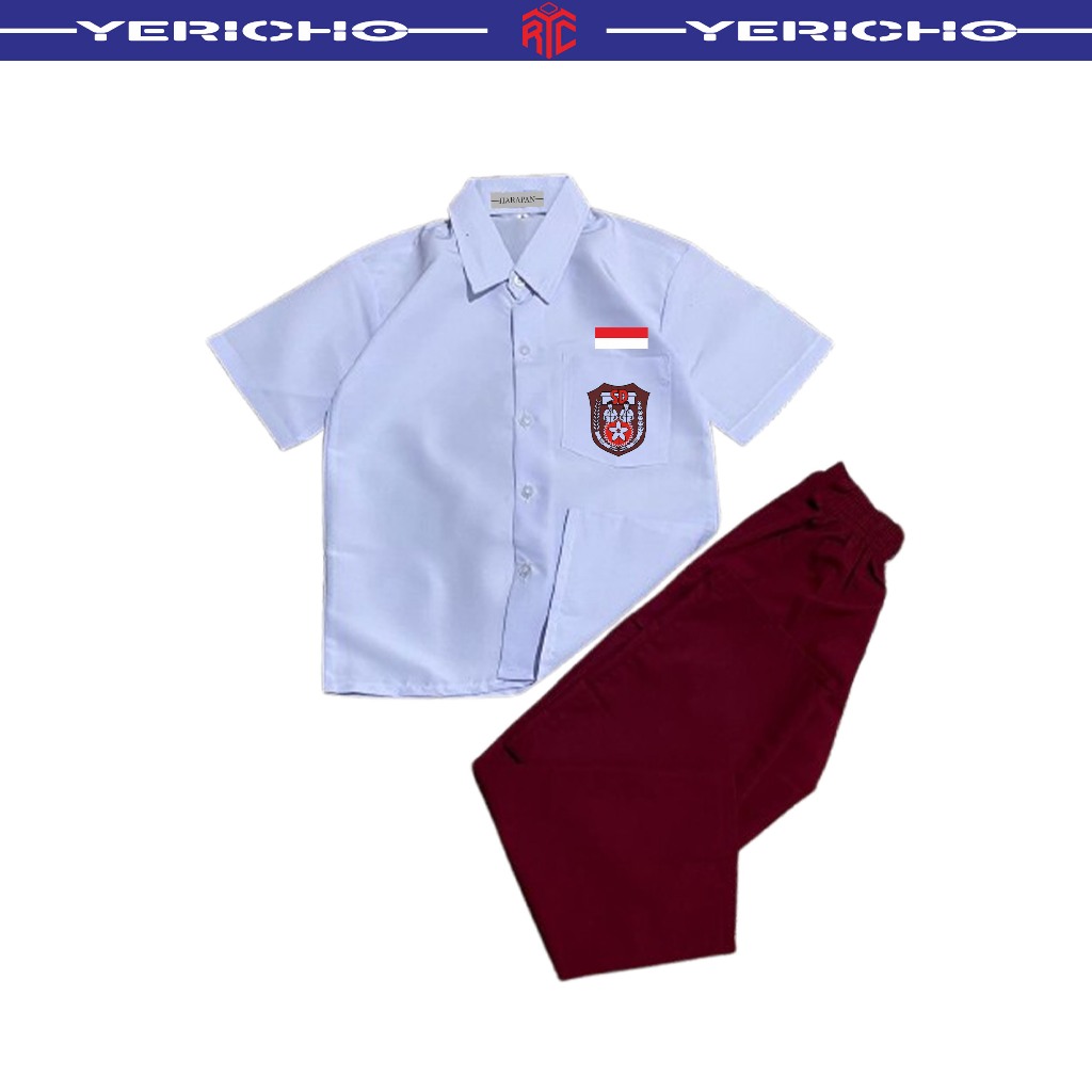Yericho-ชุดนักเรียนประถมแขนสั้น