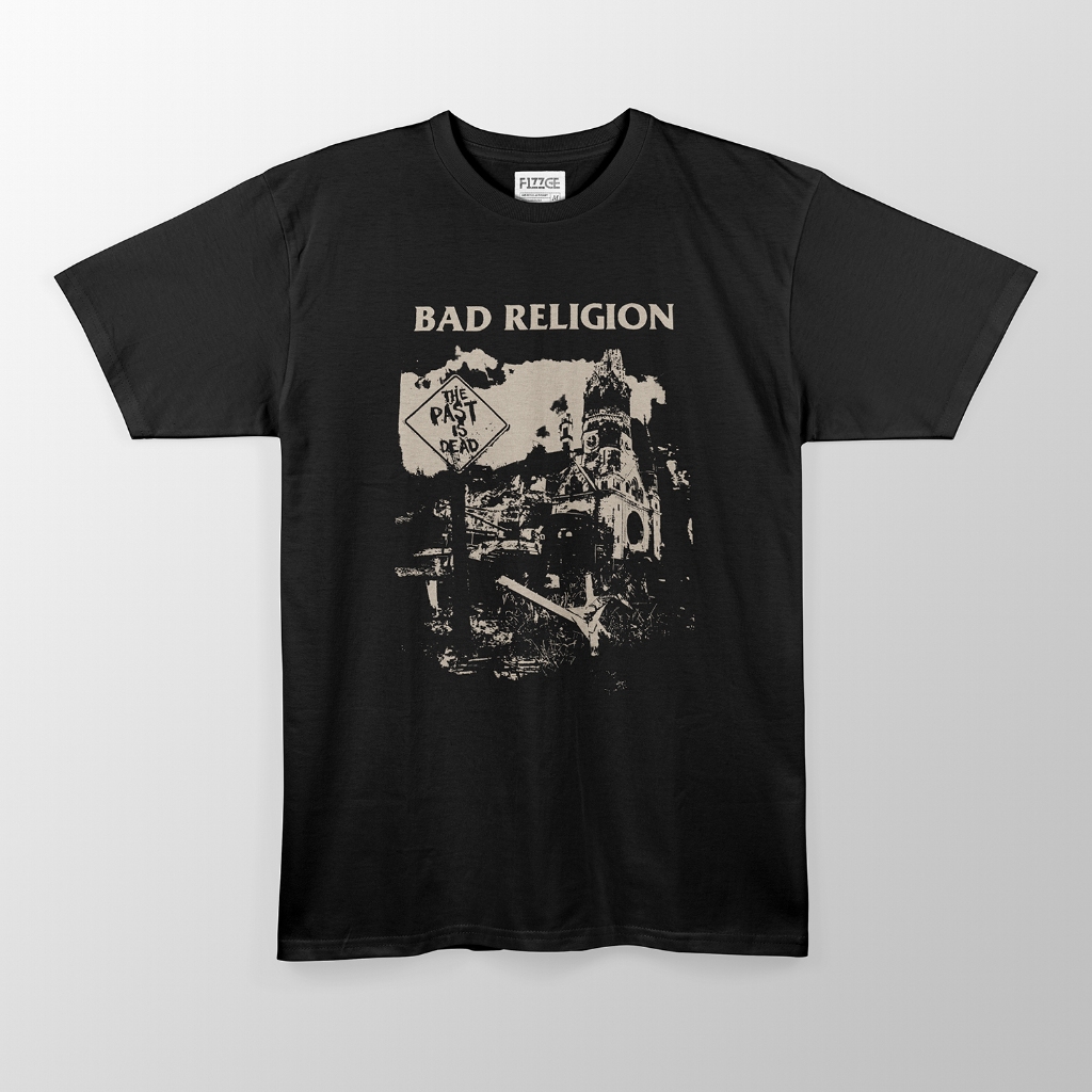 Bad Religion Band เสื้อยืดผ้าฝ้าย PE 30s พิมพ์ Vintage S-XXL Rock Punk Music