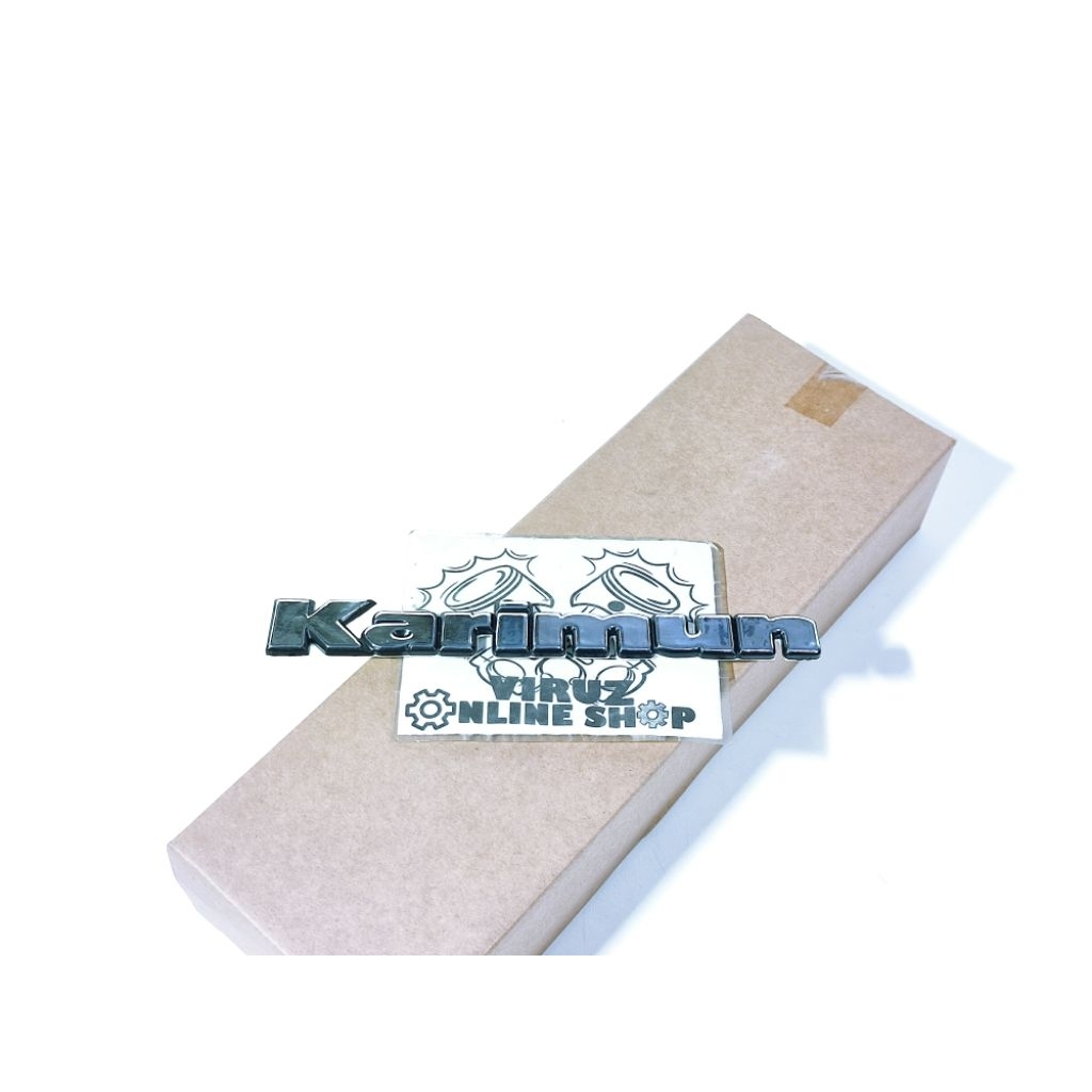 ด้านหลัง EMBLEM พร้อมโลโก้ KARIMUN WRITING สําหรับ SUZUKI KARIMUN KOTAK UK 17x2CM 1 ชิ้น