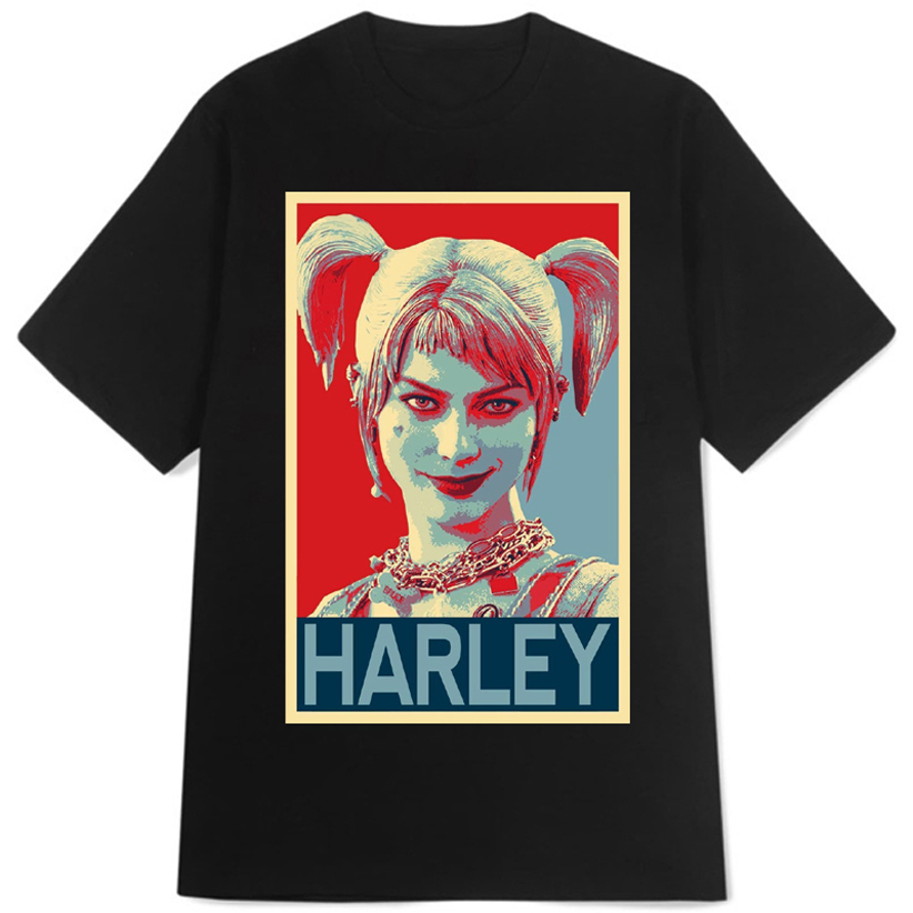 เสื้อยืด Harley Quinn ผ้าฝ้าย 100% || ไซส์ SML XL XXL 3XL 4XL
