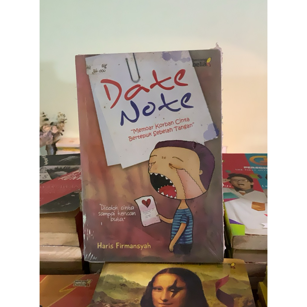Date Note Memoar Love Victims Clap One Hand - Haris Firmansyah - หนังสือสารคดีดั้งเดิมสําหรับวัยรุ่น
