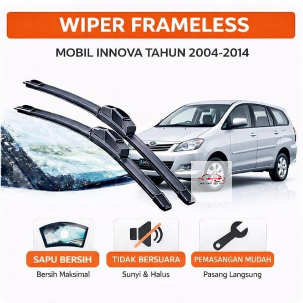 ที่ปัดน้ําฝนไร้กรอบ Innova 2005 Wiper Innova 2010 Wiper Innova 2010 Wiper Innova 2004 Wiper Innova 2