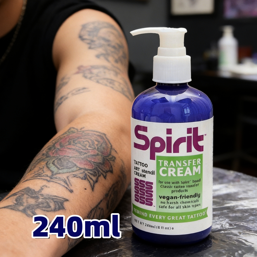 240mL 8oz Stencil Stuff Tattoo Transfer Gel การออกแบบที่ถูกต้องปฏิบัติและมืออาชีพ Tattoo Needs