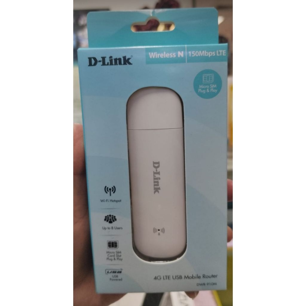 D-Link DWR-910M 4G LTE USB Wingle DLINK DWR 910M เราเตอร์โมเด็ม Wifi