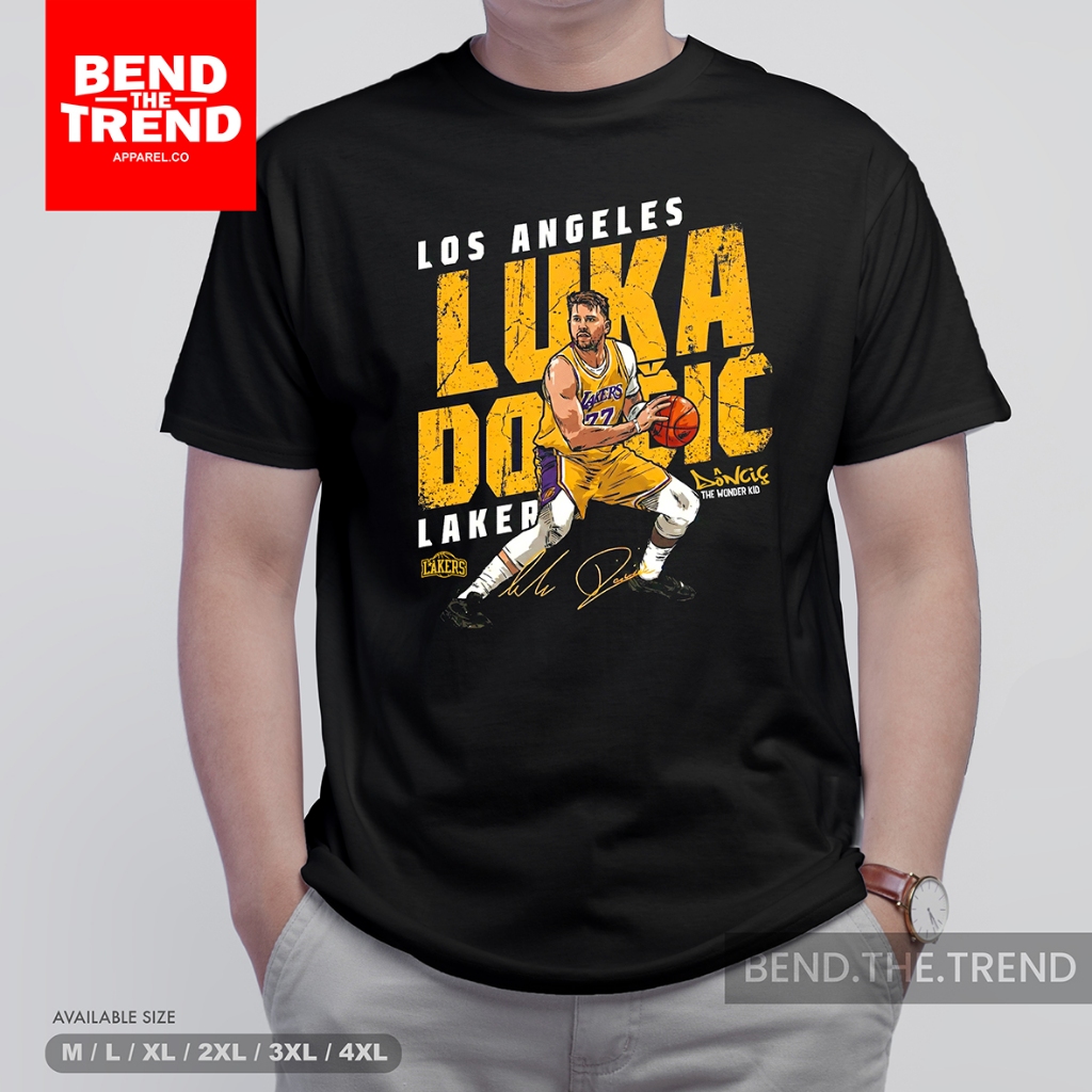 เสื้อยืด DONCIC LAKERS WOND, เสื้อยืด Doncic LAKERS Wound distro, เสื้อยืดบาสเก็ตบอล