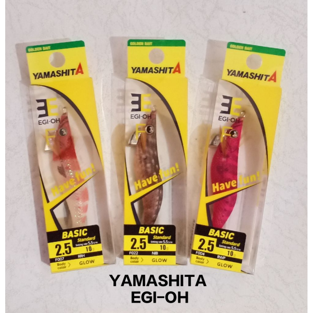 เหยื่อ Egi Yamashita EGI-OH F 2.5 Yamashita Egi 10g เรืองแสง