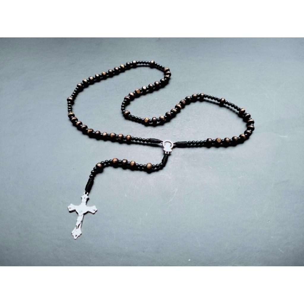 R319 CATHOLIC PREMIUM WOODEN CONTRACT ROSARY
