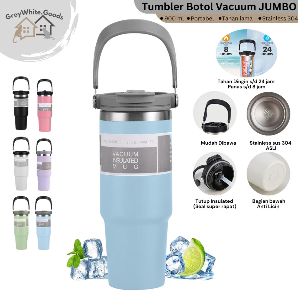 TERMOS Tyso Tumbler สูญญากาศสแตนเลส 304 กระติกน้ําร้อนทนความเย็นขวดทนความร้อนทนทานเย็น