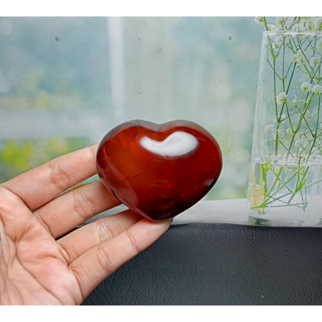 หัวใจคาร์เนเลียนธรรมชาติ (4)