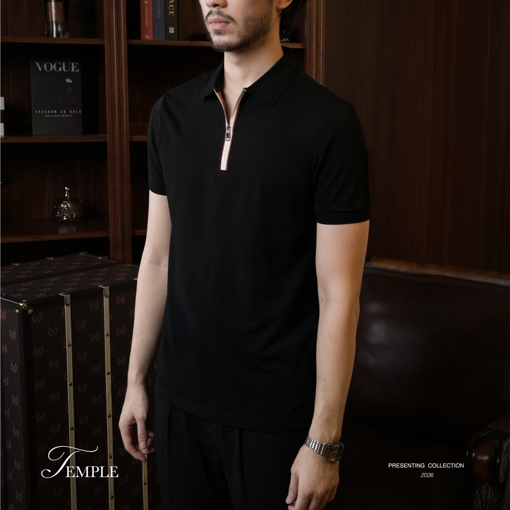 BALVIN - เสื้อโปโล Pique Temple Pique / Pique Material Man