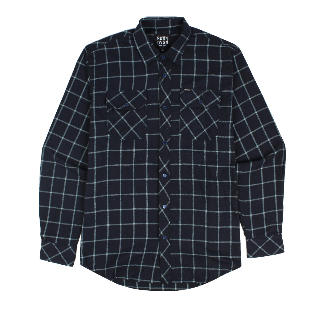 KEMEJA Rown Division Flannel Shirt - Rowndvsn Flannel Shirt 145,900