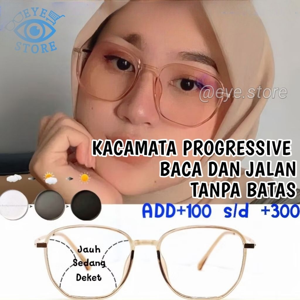 PROGRESSIVE PHOTOCHROMIC FREAM 8808 PROGRESSIVE PHOTOCHROMIC LENS การอ่านและเดินอย่างไม่จํากัด