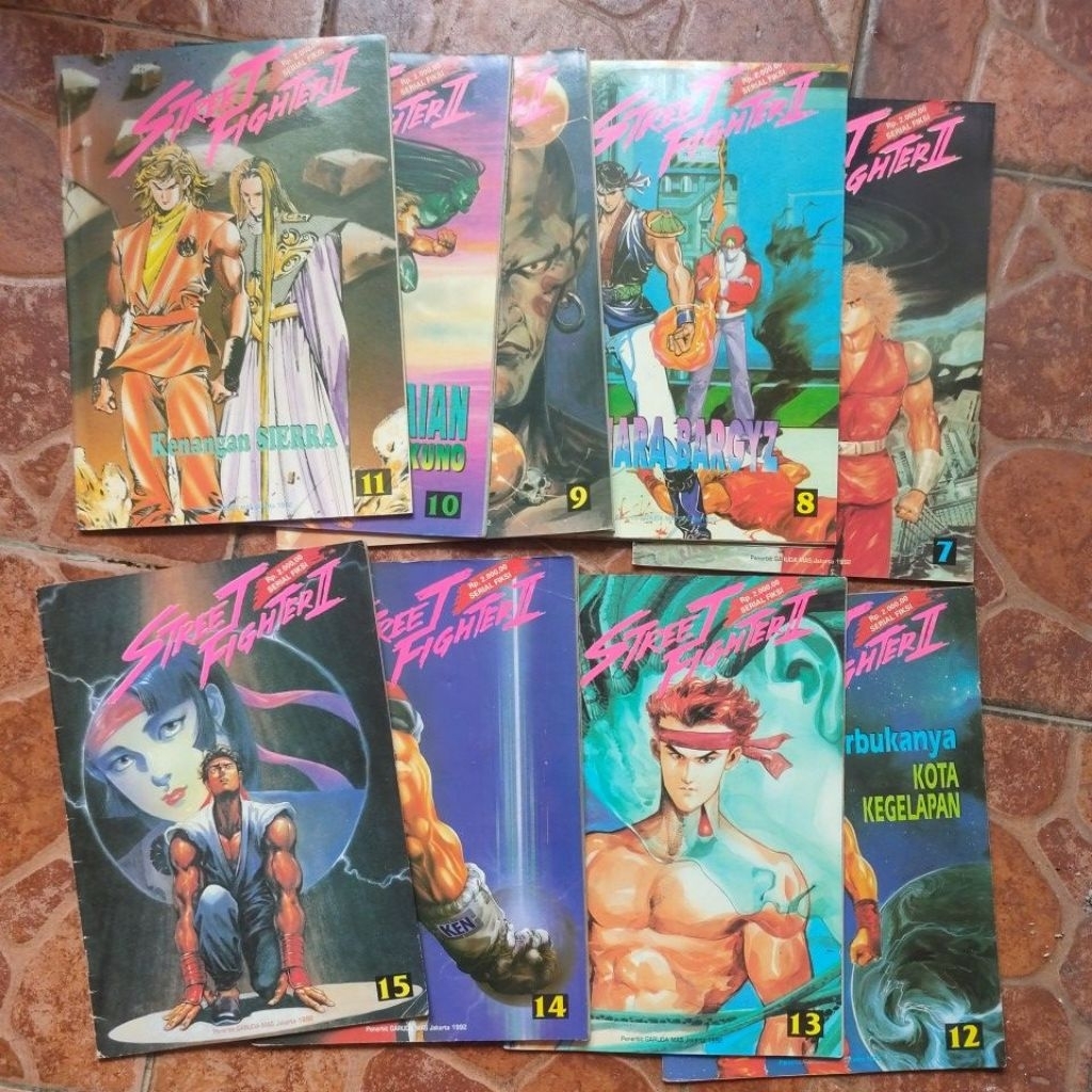 FICTION SERIAL COMIC "STREET FIGHTER II" NUMBER: 7 - 15