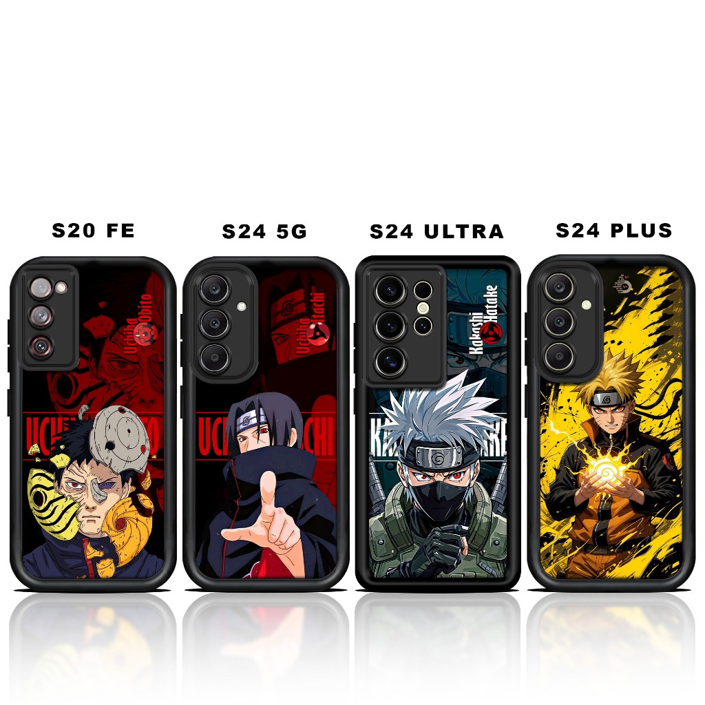 เคสโทรศัพท์มือถือ HP Premium SAMSUNG S20FE S24 S24 ULTRA S24 PLUS Casing softcase glossy shine NARUT