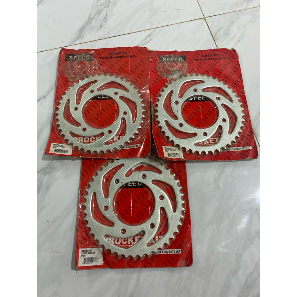 เกียร์หลัง scorpio, vixion old, mx king 428 44T