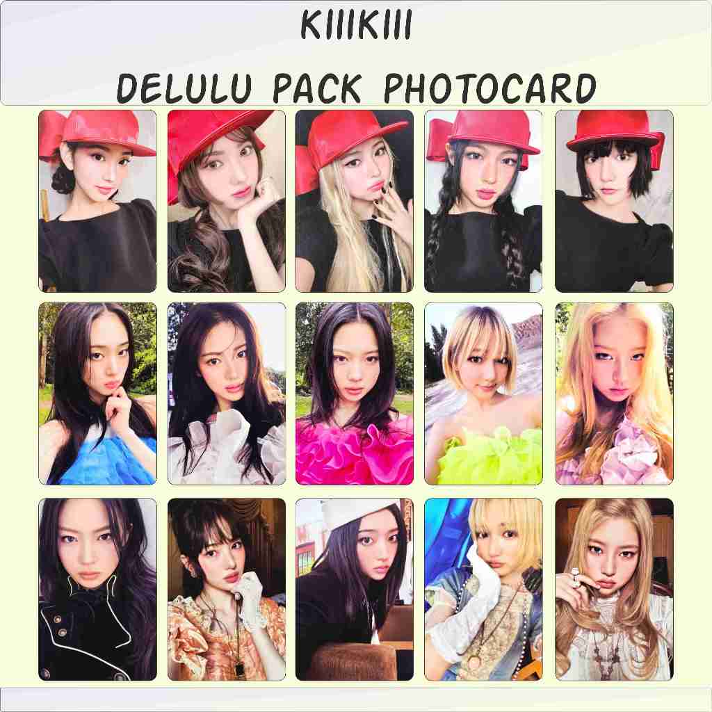 KIIIKIII DELU PACK PHOTOCARD UNOFFICIAL PREMIUM