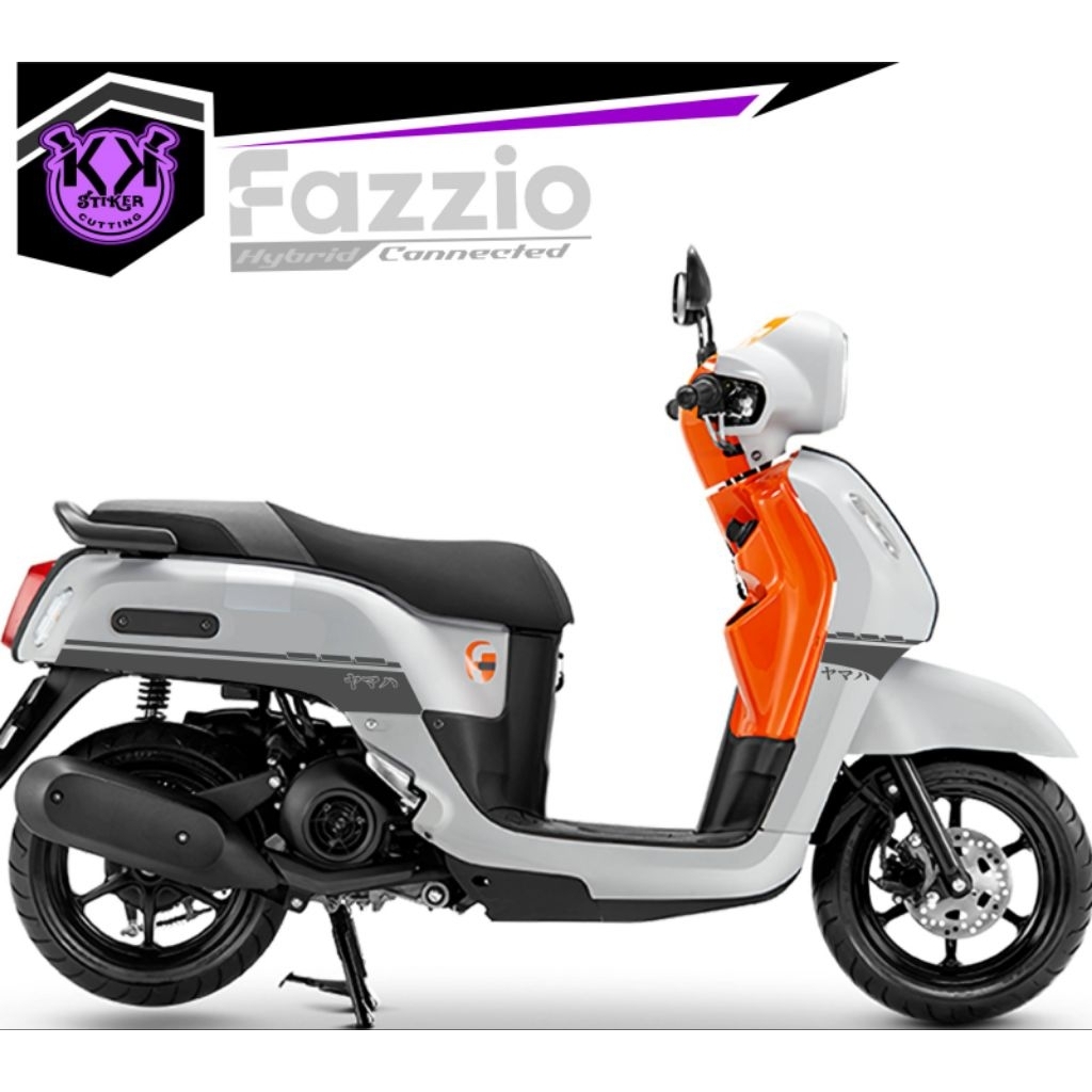 435/FAZZIO STRIPING/YAMAHA KANJI WRITING STICKER/JAPANESE WRITING STRIPING/LOGO STICKER