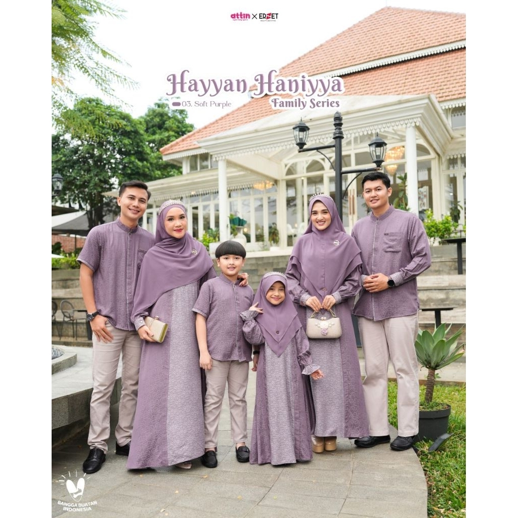Hayyan Haniyya Series Soft Purple โดย Attin Hijab