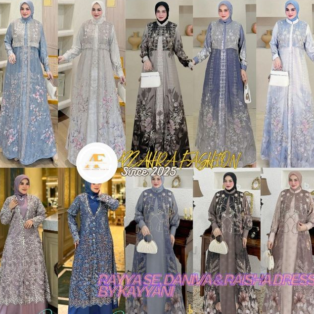 Raisha Dress, Rayya Dress & Daniva Set Outer By Kayyani // Gamis Kayyani Edition Lebara 2026