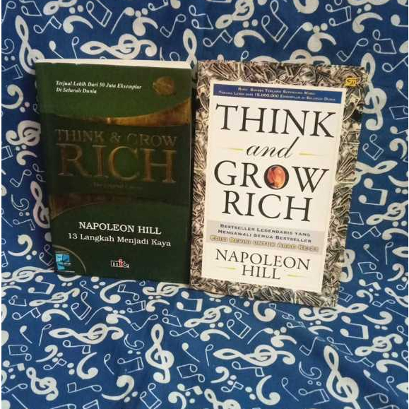 หนังสือ THINK AND GROW RICH - NAPOLEON HILL - INDONESIAN