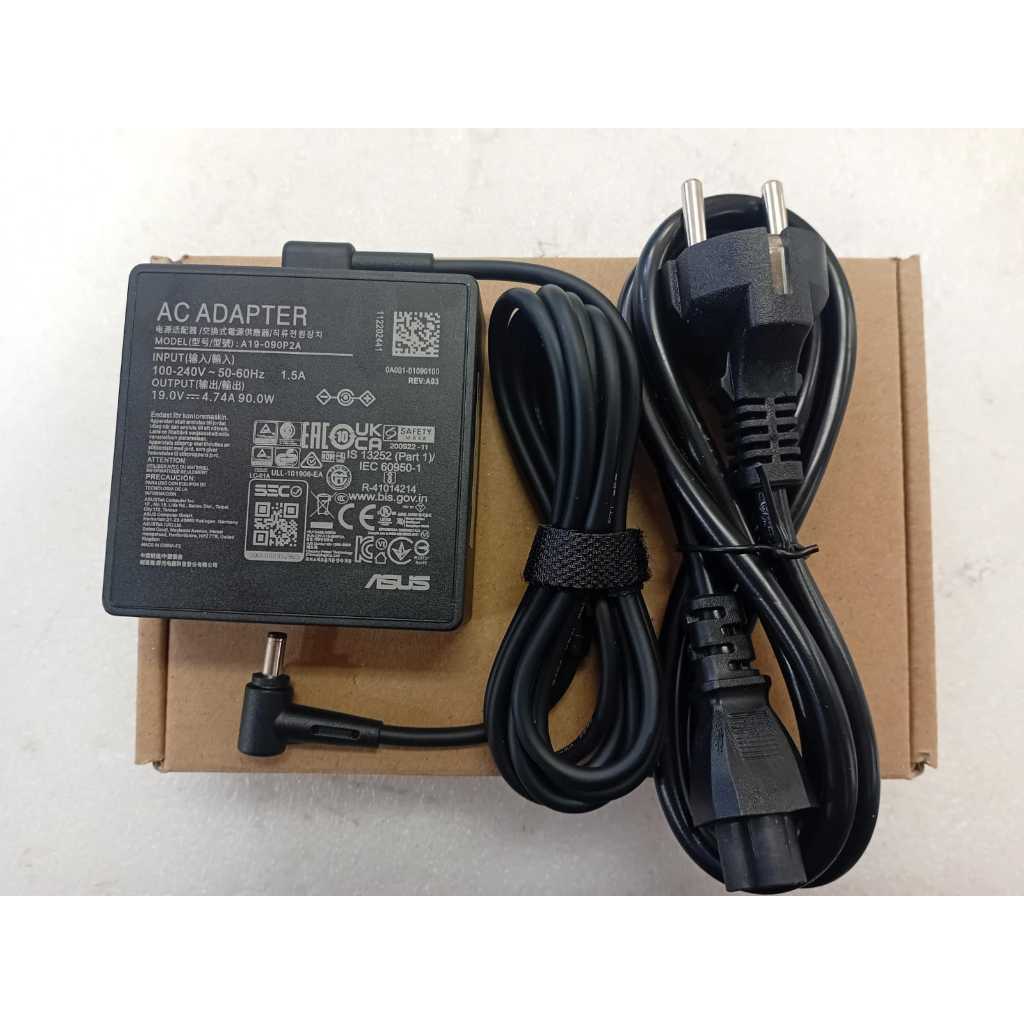 เครื่องชาร์จ casan Adaptor As**us A19-090P2A 19V - 4.74A 90W DC 4.5*3.0mm PIN Central Logo fly bird 