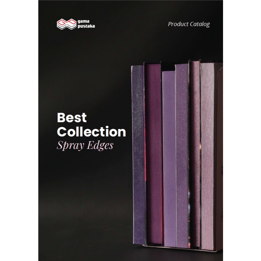 PLAIN EDGES SPRAY BOOK/GLITTER EDGES SPRAY/MOTIF EDGES SPRAY/สเปรย์ขอบ