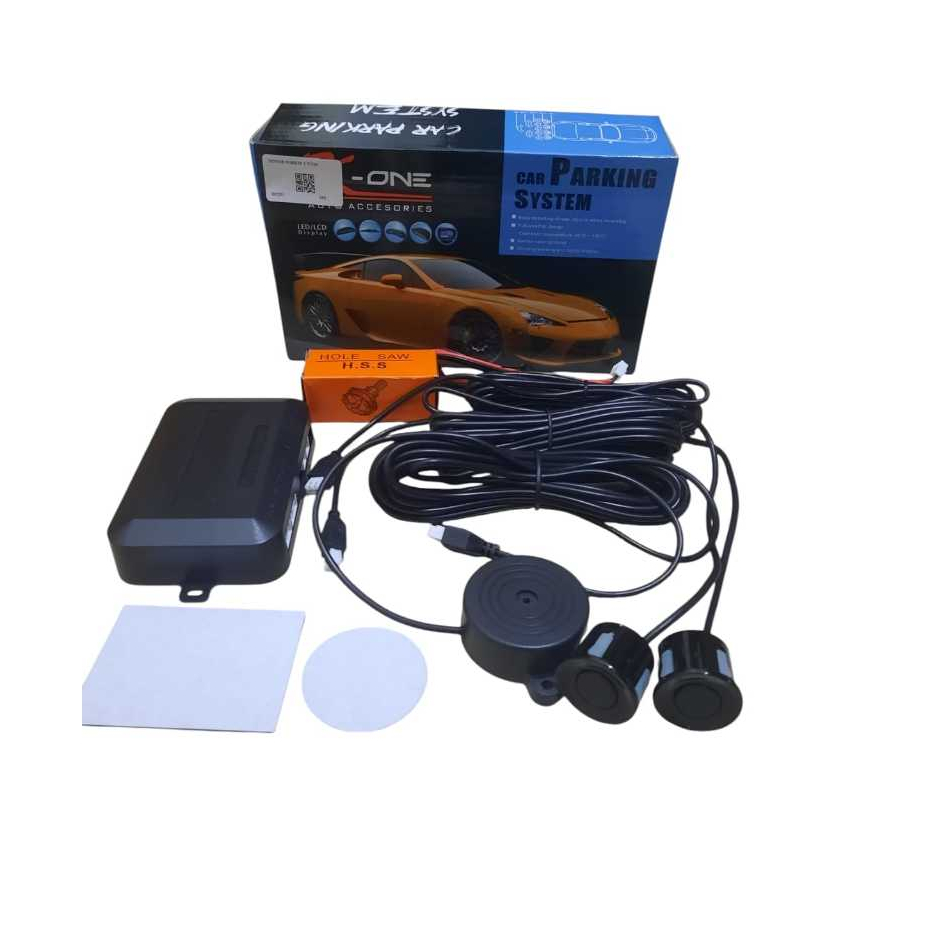 (Galaxy) เซ็นเซอร์จอดรถ 2-POINT เสียงบี๊บ - เซ็นเซอร์ถอยหลังรถยนต์ - เซ็นเซอร์จอดรถรถยนต์ - สากล