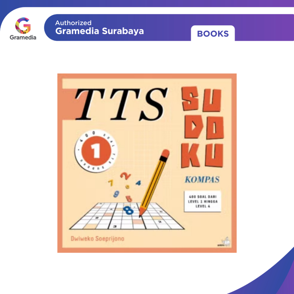 Gramedia Surabaya - เข็มทิศ TTS Sudoku เล่ม 1