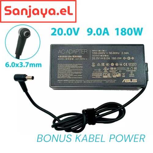 Original Asus TUF GAMING F15 FX506 FX506H FX506HM FX506QR FX506LH FX506LU 20V 9A 180W อะแดปเตอร์ชาร์