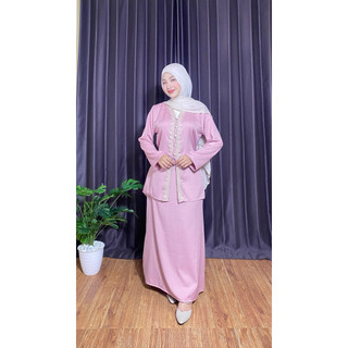 Ready stok oneset MAZAYA Setelan Rok Melayu Wanita Muslim#baju kurung#lebaran