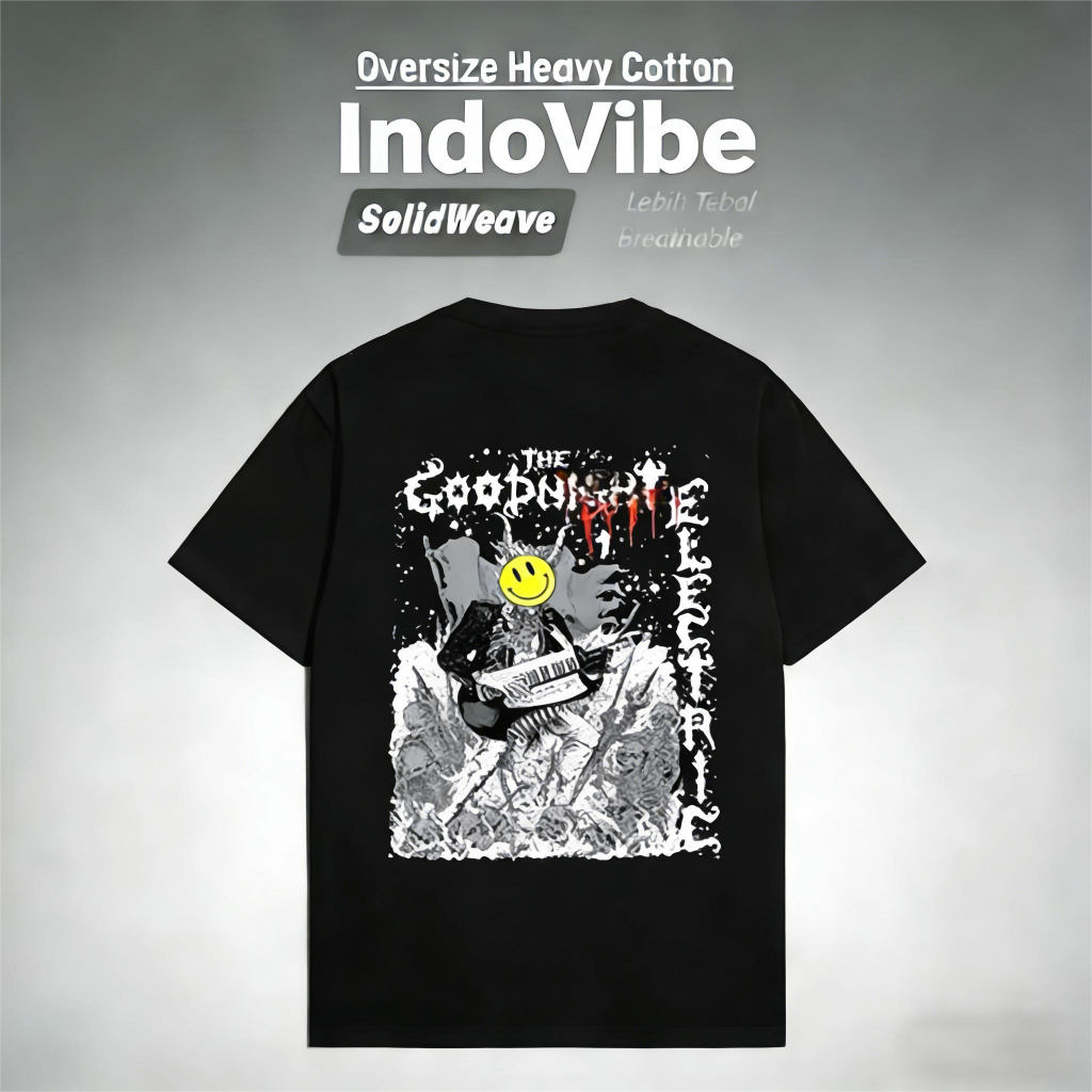 Goodnight Electric - เสื้อยืด DJ Set - สีดํา | สินค้าต้นฉบับ