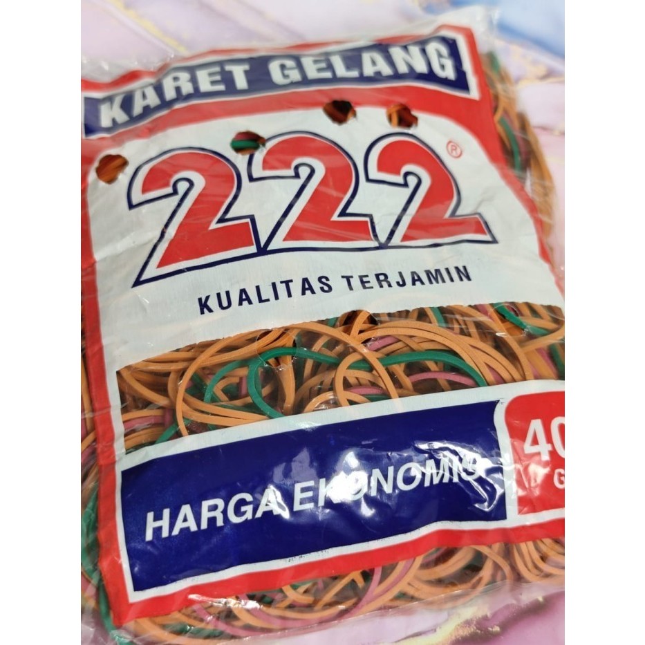 ยางรัด 222 500GR & 400GR ยางที่มีสีสันอาหารผูกสินค้า 500gr