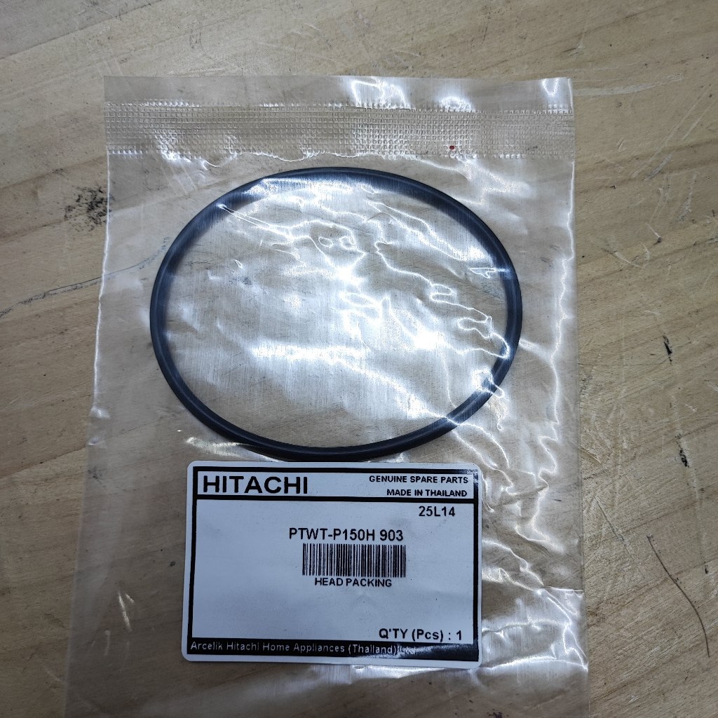 Hitachi WTP 150 250 GX WMP 180 230 GX (HCPT) PTWT-P150H 903 ยางหัวบรรจุ | อะไหล่ปั๊มน้ํา tanachi ดั้