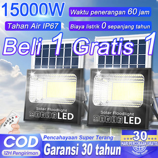 [Garansi 30Tahun] Lampu Tenaga Surya Lampu Solar Panel Lampu Solar Cell Lampu Sorot Lampu Outdoor Lampu Sorot Solar Cell Super Terang 2500W 1103 Led Sorot Surya Lampu Jalan 0 Biaya Listrik Sepanjang Tahun Kontrol Cahaya Cerdas Tahan Air Ip67