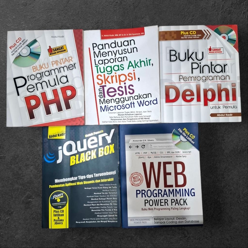 หนังสือคอมพิวเตอร์ / PROGRAMING / PHP / DELPHI / WEB