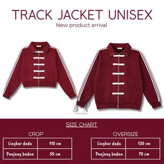 TRACK JACKET UNISEX CROP OVERSIZE CHINESE STYLE