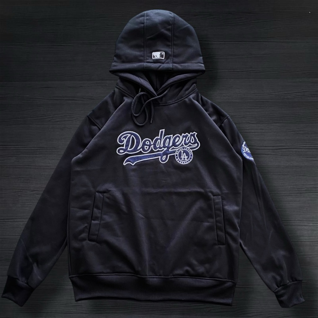 Hoodie Dodgers hoodie Dodgers hoodie mlb เสื้อฮู้ดผู้ชาย mlb ขนแกะหนาระดับพรีเมียม