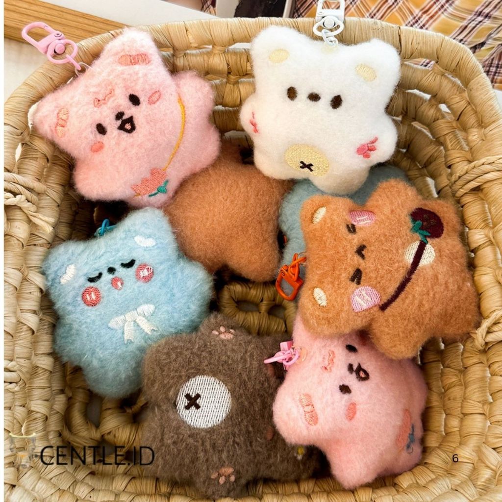 GANTUNGAN BAG CHARM BEAR SOUND KEYCHAIN GK-2188 CUTE KEYCHAIN ACCESSORIES