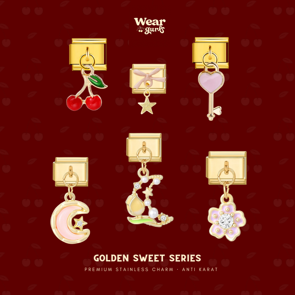 Weargurls – Italian Charm Golden Sweet Series