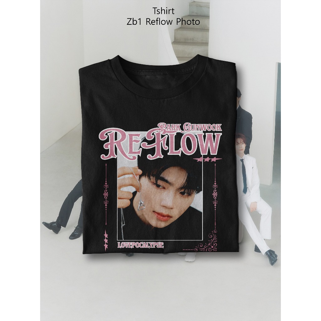 Pretty savage- zerobaseone zb1 reflow park gunwook เสื้อยืดรูปถ่าย
