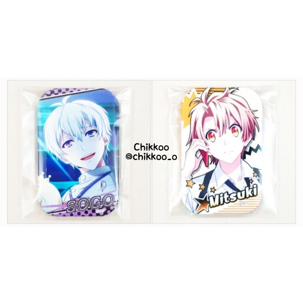 Idolish7 Police Square Can Badge
