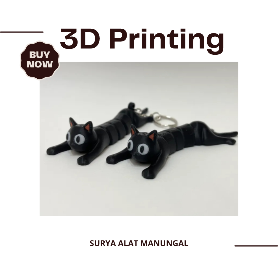 Articulated Black Cat - ตุ๊กตา/พวงกุญแจ