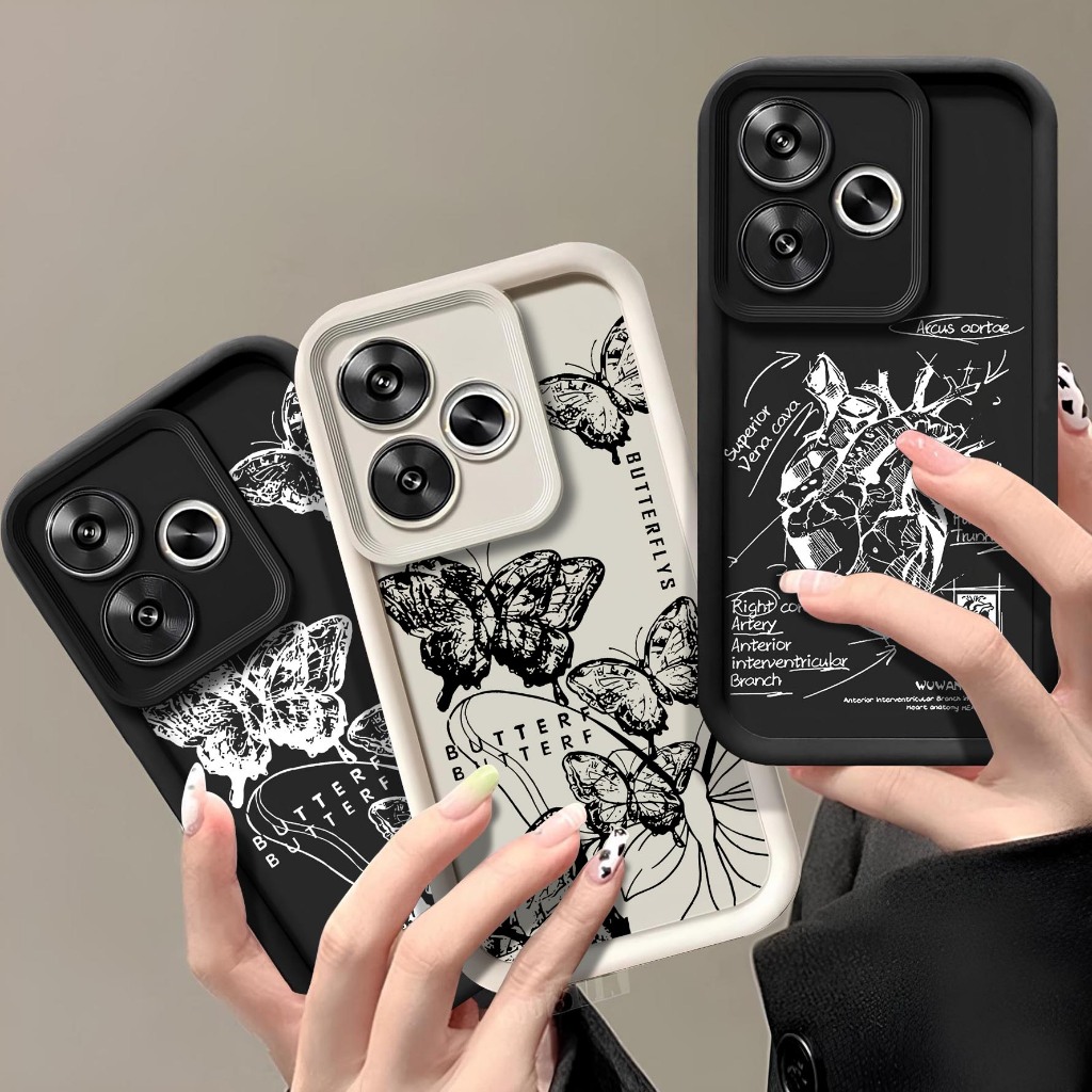 HP Redmi 13 13X นูน Softcase - Redmi 13 13X เคสโทรศัพท์ - Redmi 13X โทรศัพท์ซิลิโคน - Redmi 13 13X ป