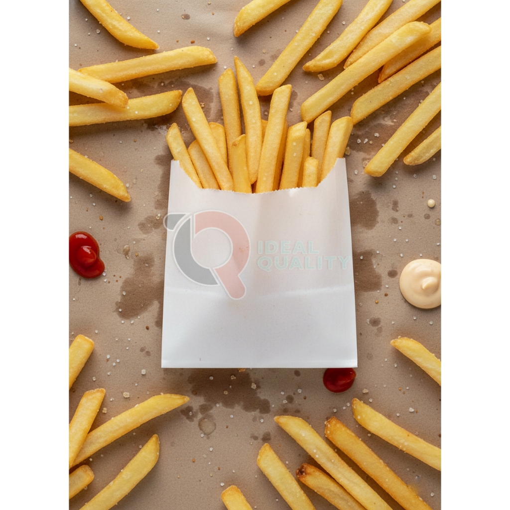 ถุงกระดาษ French Fries ขนาด 104 x 118 มม. สําหรับ French Fries
