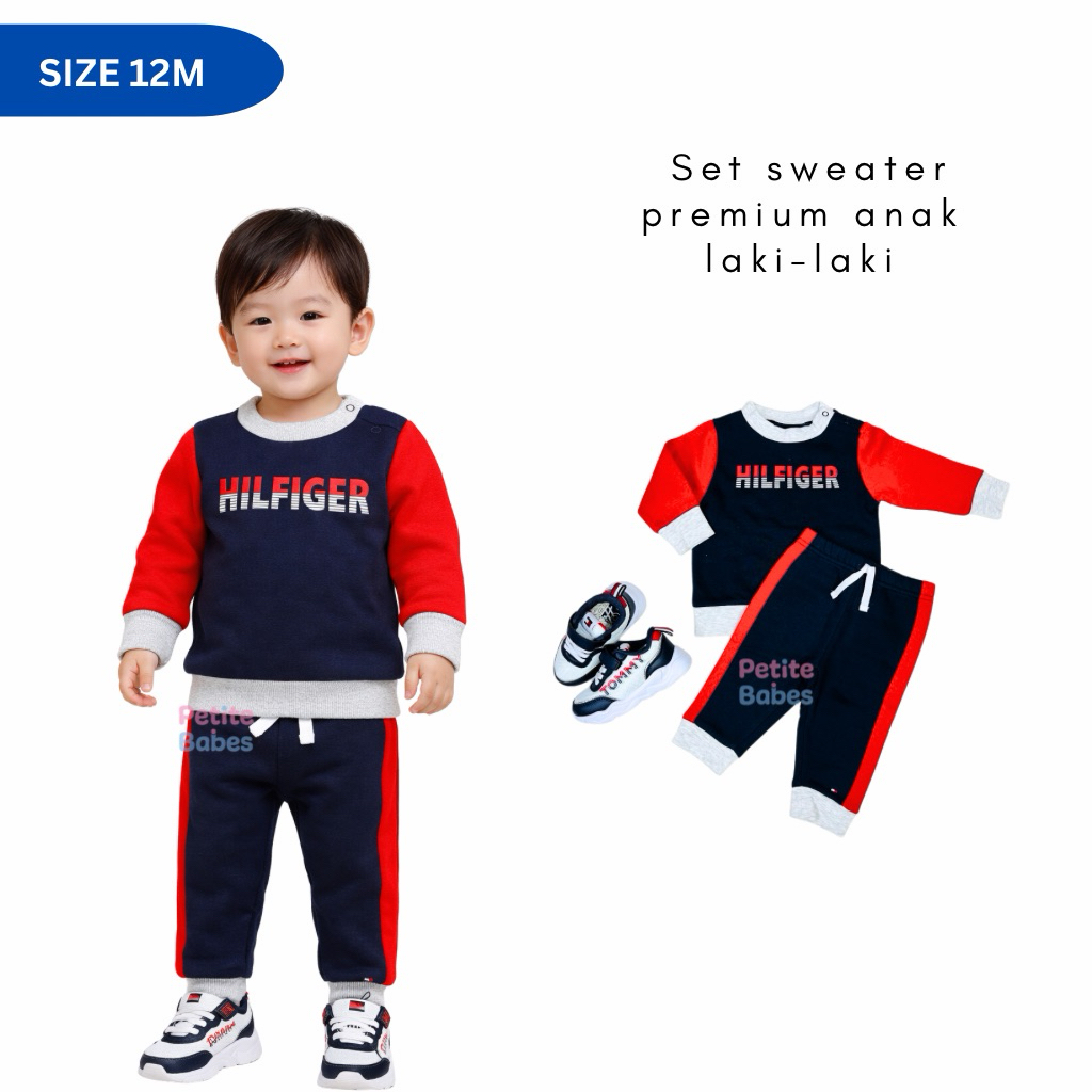 [Petite.Babes] ชุดบิลลี่ | TOMM* HILF*GER BOYS SWETER SET2