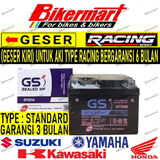 Aki Motor Honda Beat Scoopy Vario 110 Revo Supra X 125 Verza New Mega Pro Beat Street Beat FI Beat Pop Blade Karisma Genio Spacy CRF 150 GTZ5S Accu Kering MF