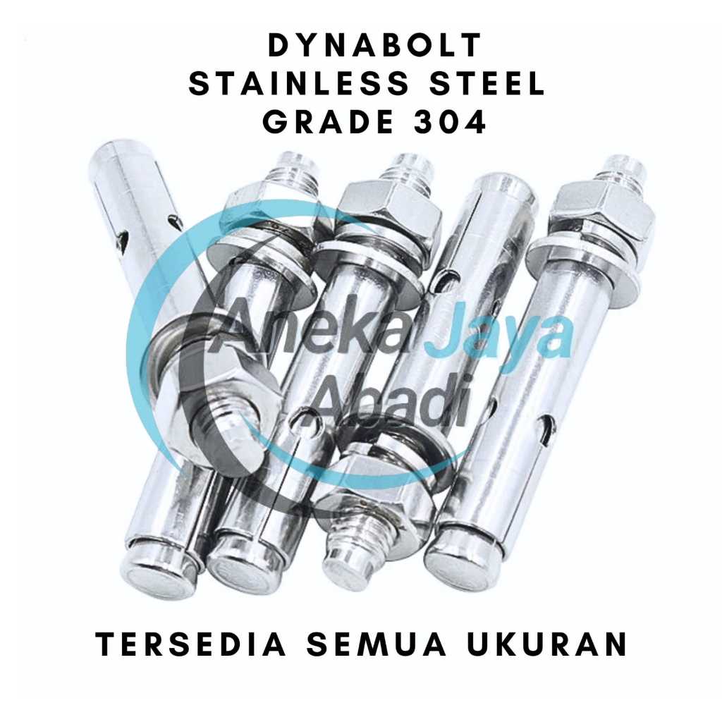 MATA Dynabolt สแตนเลส 304 M10X70 / M10X80 / M10X90 / M10X100 / M10X110 / M10X120 / M10X150 DRILL BIT